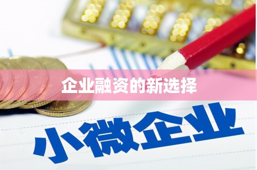 回民企业融资的新选择