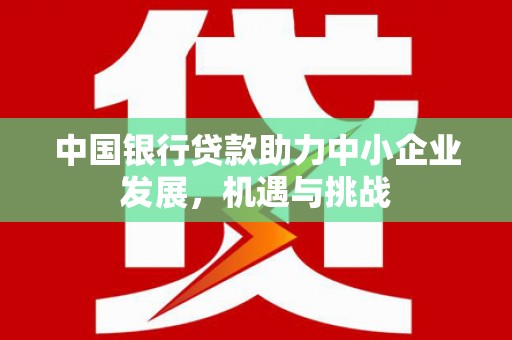 回民中国银行贷款助力中小企业发展，机遇与挑战