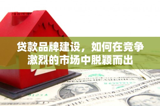 回民贷款品牌建设，如何在竞争激烈的市场中脱颖而出