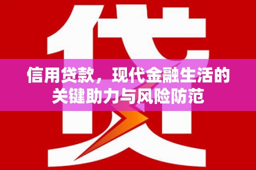 回民信用贷款，现代金融生活的关键助力与风险防范