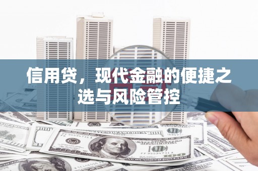 回民信用贷，现代金融的便捷之选与风险管控