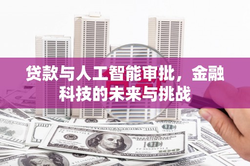 回民贷款与人工智能审批，金融科技的未来与挑战