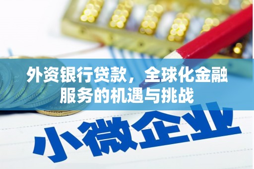 回民外资银行贷款，全球化金融服务的机遇与挑战