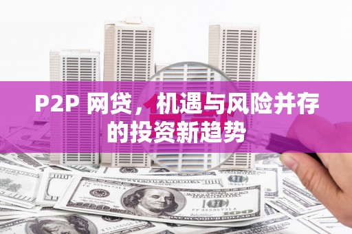 回民P2P 网贷，机遇与风险并存的投资新趋势